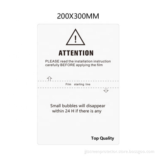 Universal Cut Film Screen Protector For ipad